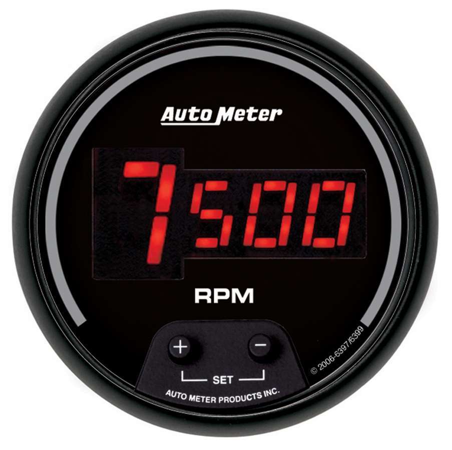 [ATM6397] Autometer - 3-3/8in DG/B In-Dash Tachometer