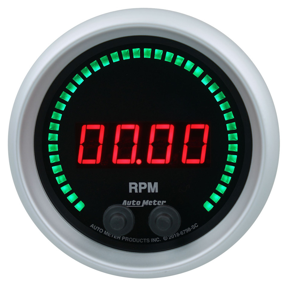 [ATM6798-SC] Autometer - 3-3/8 16K RPM Tachometer Elite Digital SC Series