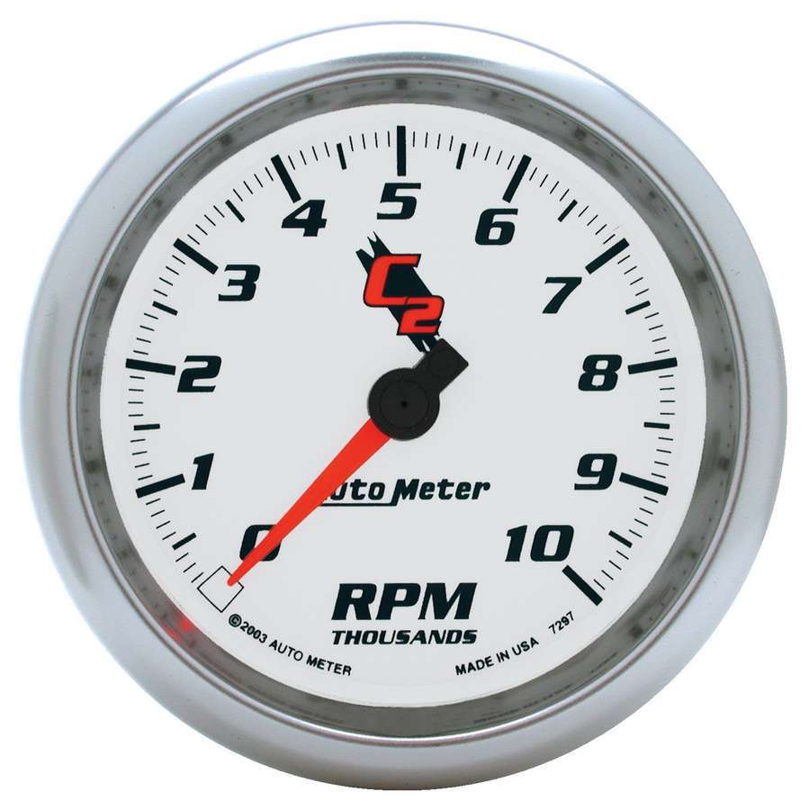[ATM7297] Autometer - 3-3/8in C2/S Tach - 10000 Rpm