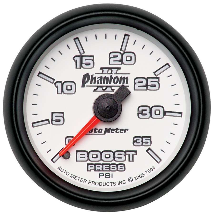 [ATM7504] Autometer - 2-1/16in P/S II Boost Gauge 0-35psi