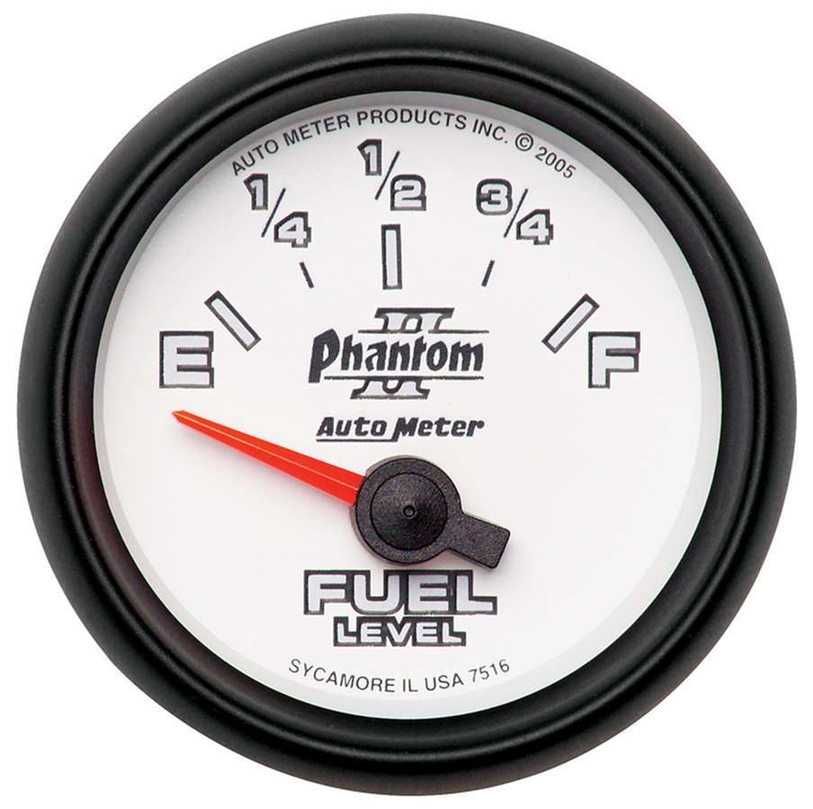 [ATM7516] Autometer - 2-1/16in P/S II Fuel Level Gauge 240-33ohms