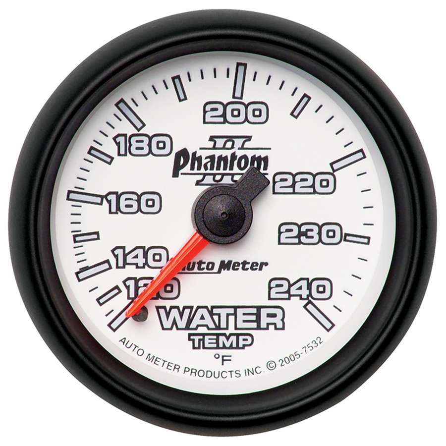 [ATM7532] Autometer - 2-1/16in P/S II Water Temp. Gauge 120-240