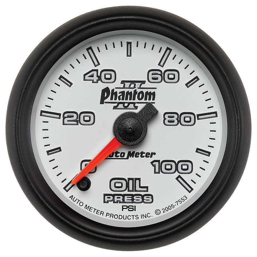 [ATM7553] Autometer - 2-1/16in P/S II Oil Pressure Gauge 0-100psi
