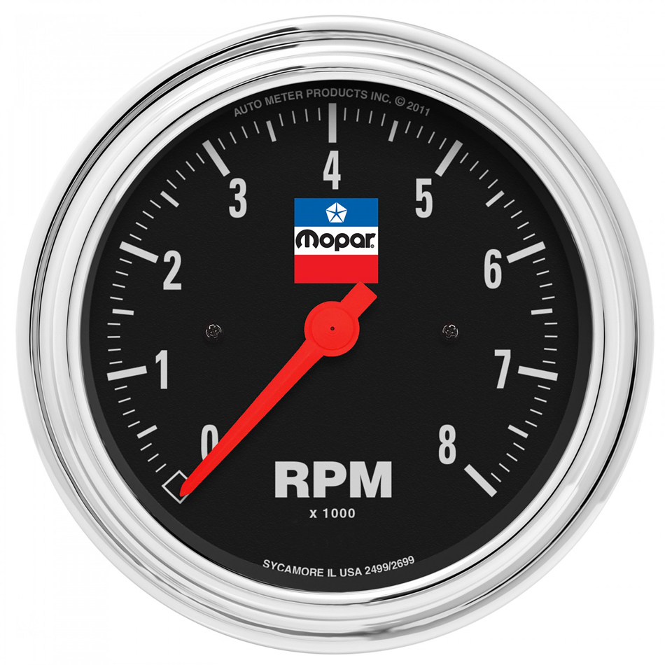 [ATM880791] Autometer - 3-3/8 Tachometer Gauge Mopar Logo Series