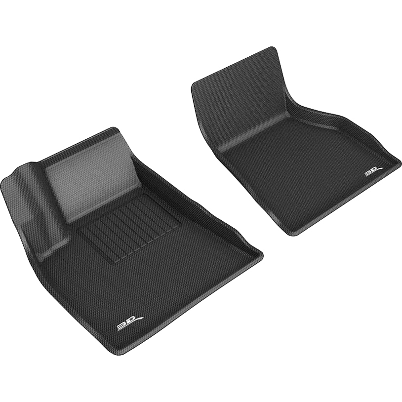 3D Maxpider - Tesla Model S 15- Kagu Front Floorliners Black
