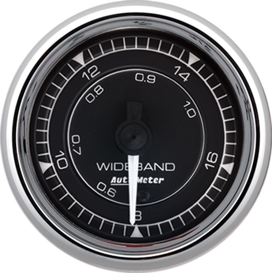 [ATM9770] Autometer - 2/16 Chrono Chrome Gauge Air/Fuel Ratio Wideband