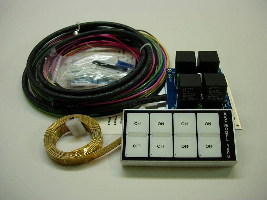Auto Rod Controls - In-Dash Control Module - 4 Switch
