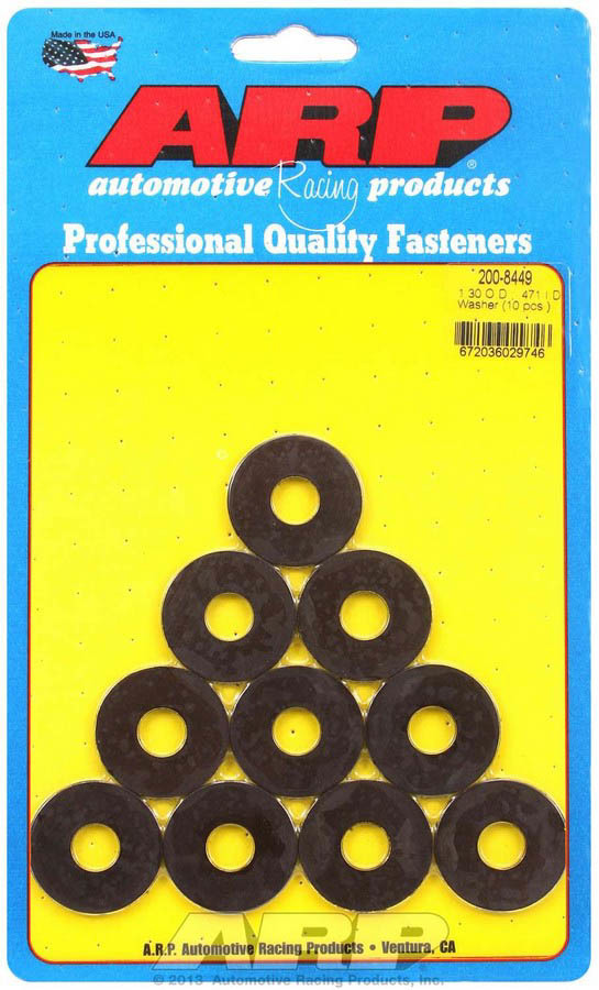 ARP - Black Washers - .471 ID x 1.300 OD (10)