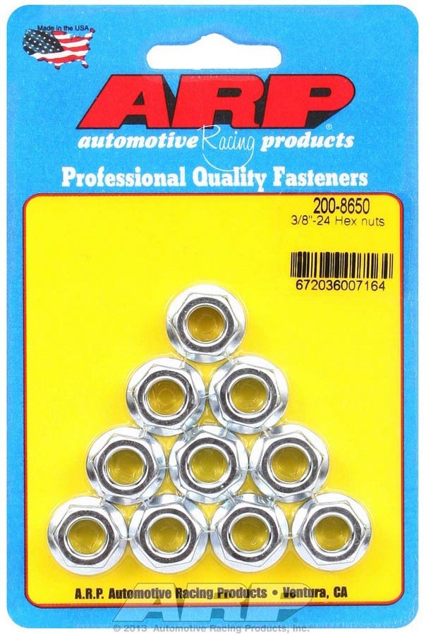 ARP - Hex Nuts - 3/8-24 (10)