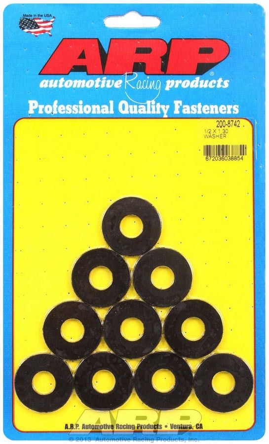 ARP - Black Washer - 1/2 ID x 1.300 OD (10pk)