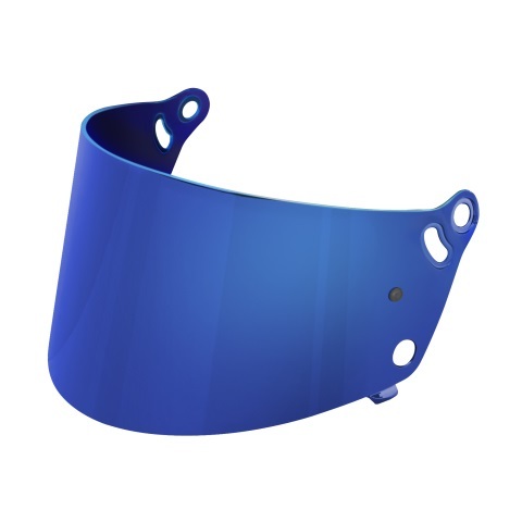 [B2H2010485] B2 Helmets - Shield V4 Vision Blue Mirror 3mm