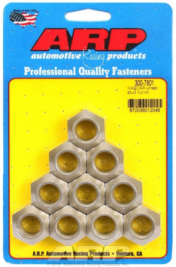 ARP - Nascar Wheel Stud Nut Kit (10)