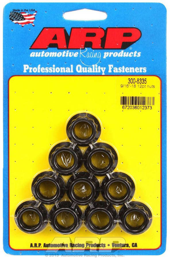 ARP - 9/16-18 12pt. Nuts (10)