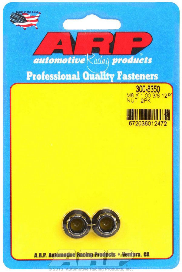 ARP - 8mm X 1.00 12pt Nut Kit (2pk)