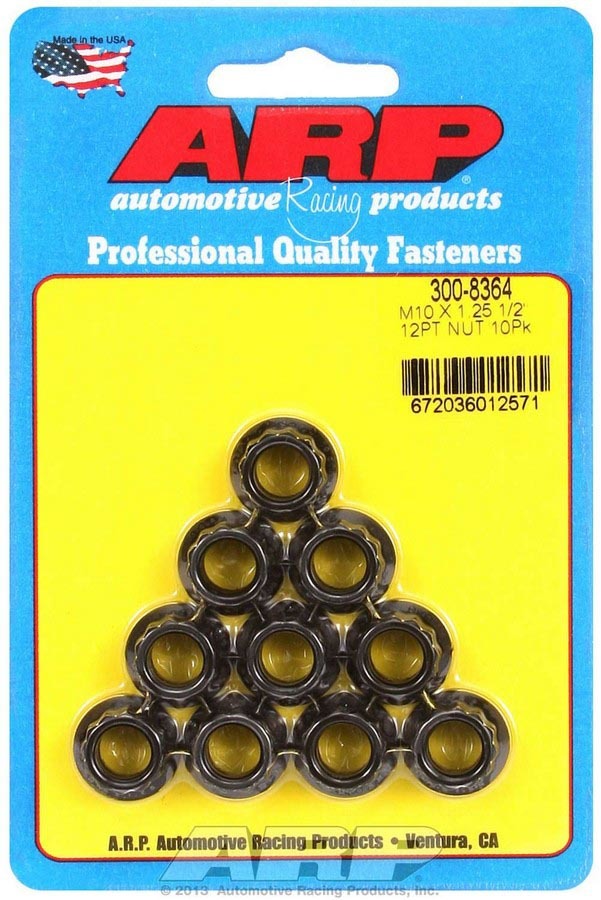 ARP - 10Mm X 1.25 12Pt. Nuts (10)