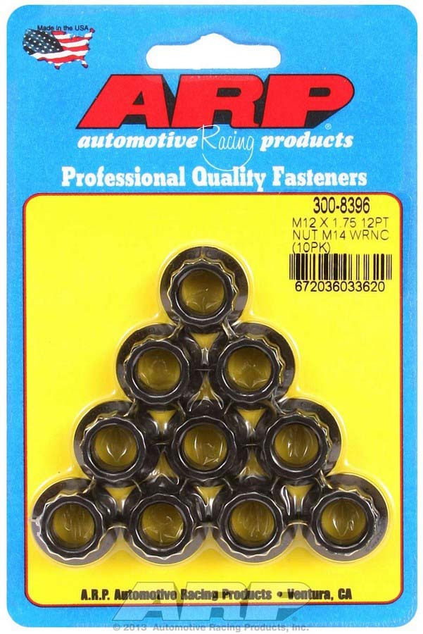 ARP - 12mm x 1.75 12pt. Nuts (10)