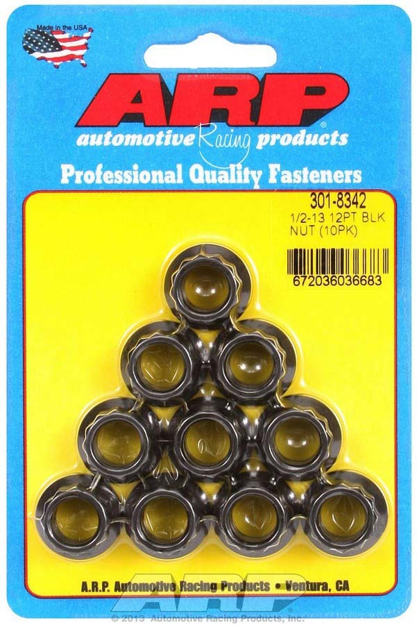 Arp - 1/2-13 12Pt Nut Kit 10Pk