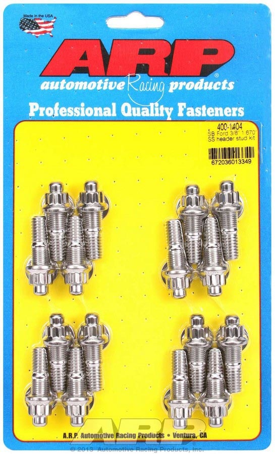 ARP - S/S Header Stud Kit - 3/8in x 1.670in OAL (16)