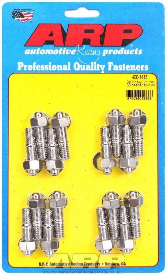 ARP - S/S Header Stud Kit - 3/8in x 1.670in OAL (16)
