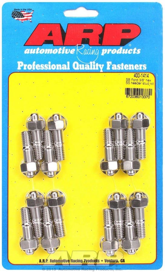 ARP - S/S Header Stud Kit - 3/8in x 1.670in OAL (16)