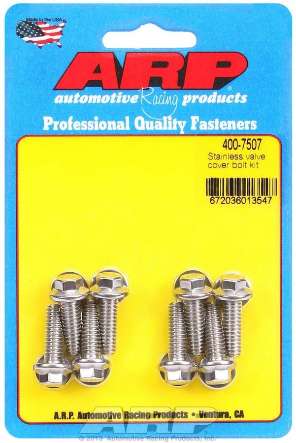 ARP - S/S Valve Cover Bolt Kit 1/4in- 20 6pt. (8)