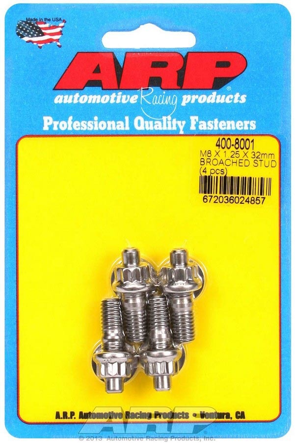 ARP - S/S Stud Kit - (4) M8 x 1.25in x 32mm