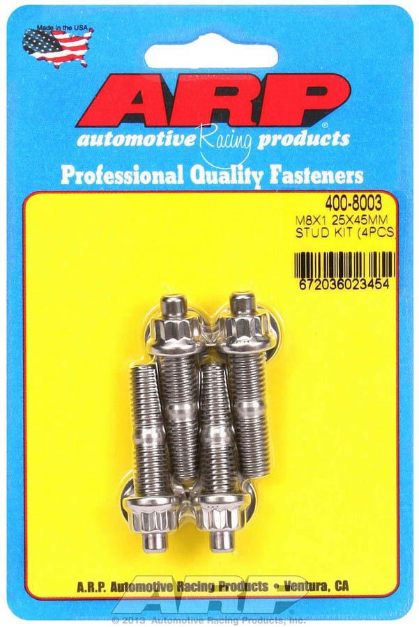 ARP - S/S Stud Kit - (4) M8 x 1.25in x 45mm