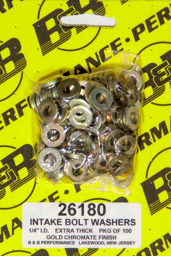[BBP26180] B And B Performance Products - H/T Special Washers - 1/4in .540in OD (100)
