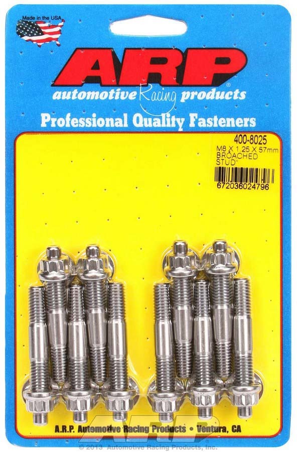 ARP - S/S Stud Kit - (10) M8 x 1.25in x 57mm