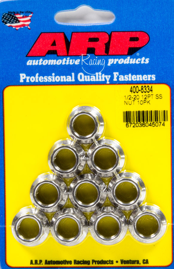 ARP - S/S 1/2-20 12pt. Nuts 10pk