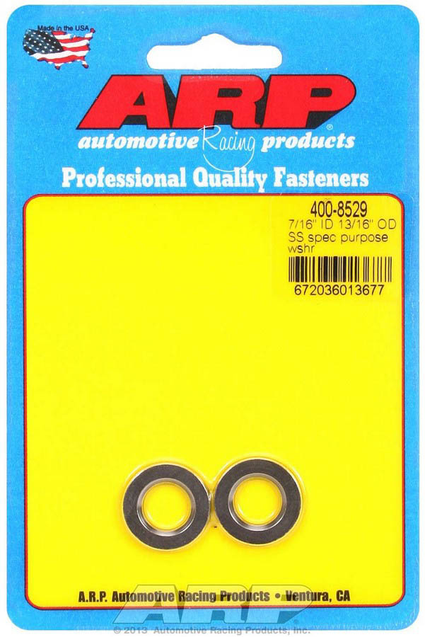 ARP - S/S Flat Washers - 7/16 ID X .812 OD (2)