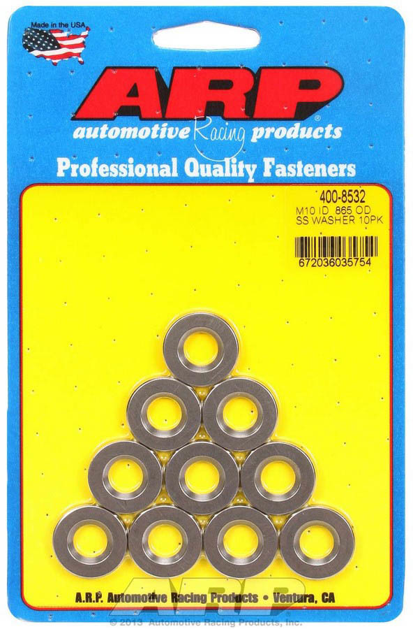 ARP - 10mm Id Ss Washers 10pk .865 Od