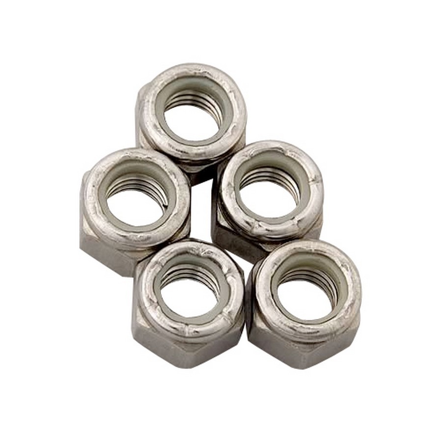 ARP - S/S 6pt. Fine Nyloc Nuts - 3/8-24 (5)