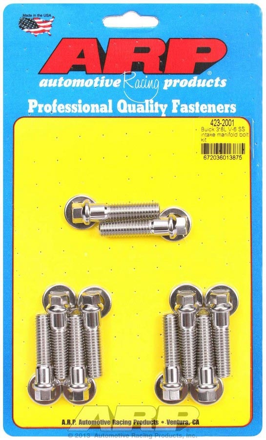 ARP - Intake Manifold Bolt Kit S/S - Buick 3.8L V6