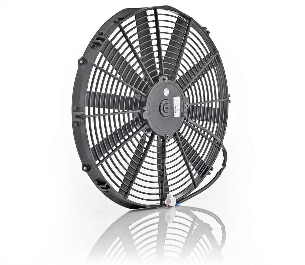 [BEC75058] Be-Cool Radiators - 16in Euro Black Thin Line Electric Puller Fan
