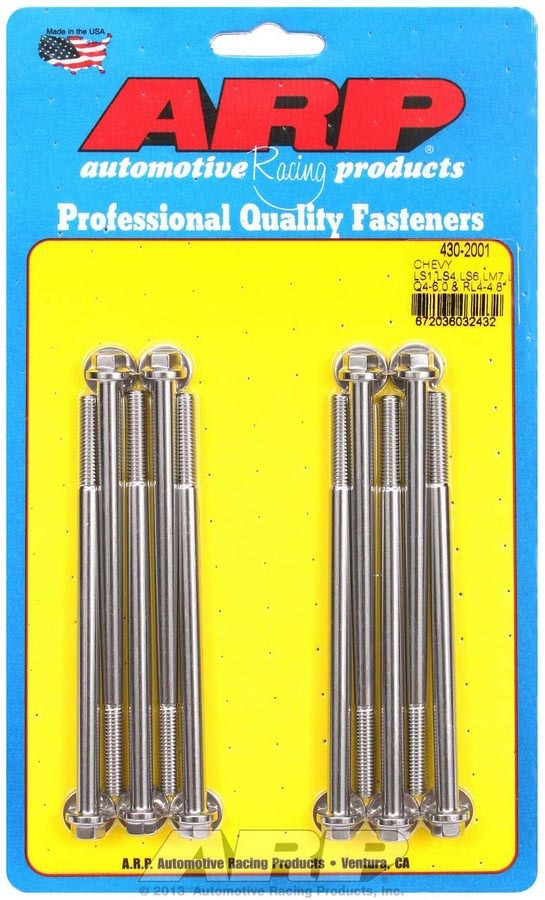 ARP - GM LS S/S Intake Bolt Kit 6pt