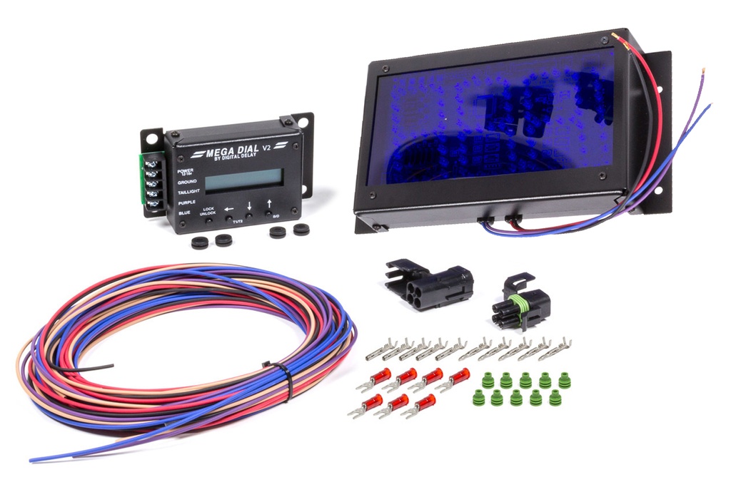 [BRPDDI-1060-BB-DV] Biondo Racing Products - Mega Dial Board - Dual View W/Control Head