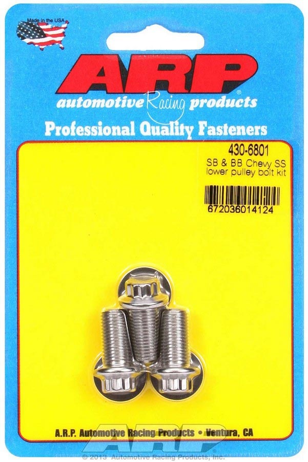 ARP - Chevy S/S Lower Pulley Bolt Kit