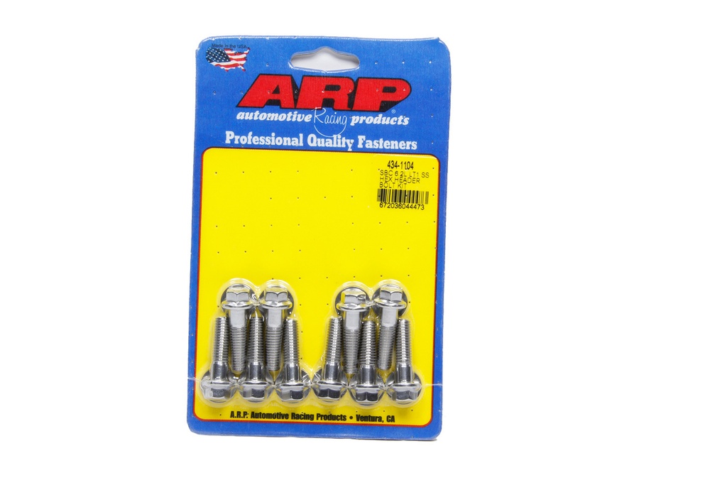 Arp - Header Bolt Kit - Gm Lt1 6.2L 6Pt S/S