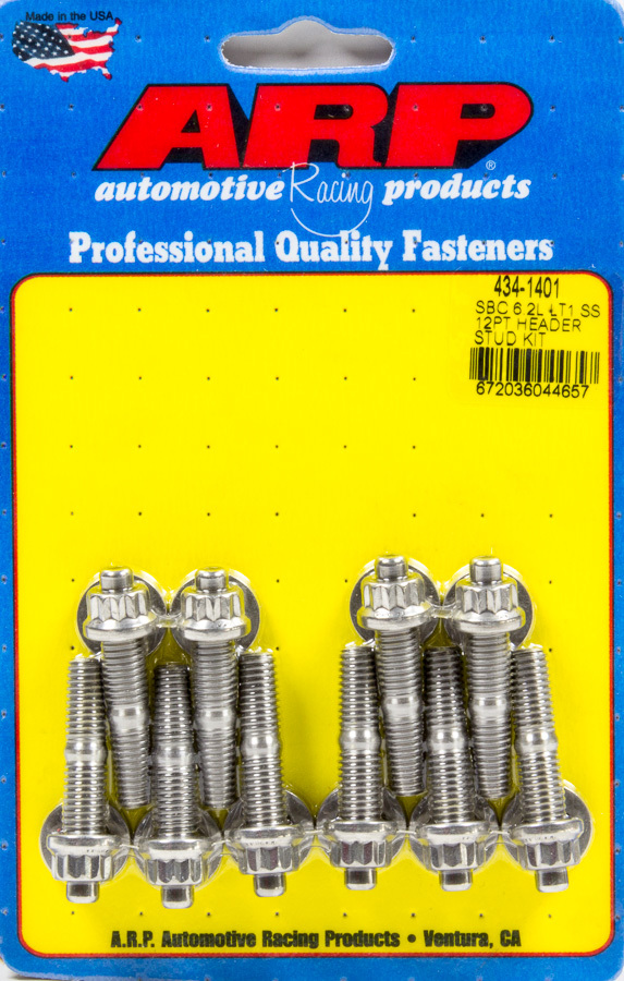 Arp - Header Bolt Kit - Gm Lt1 6.2L 12Pt S/S