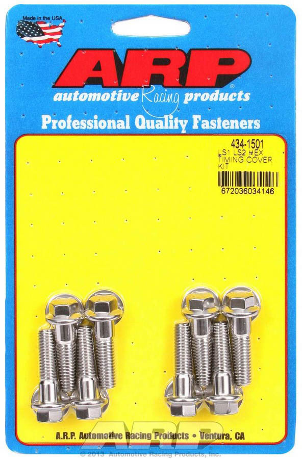 ARP - S/S Timing Cover Bolt Kit - 6pt. LS1/LS2