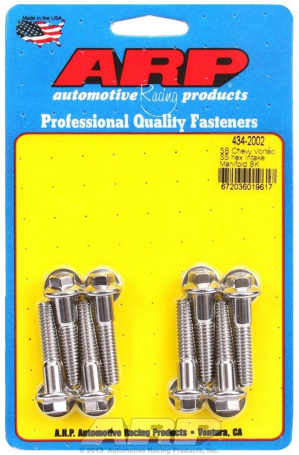 Arp - Sbc S/S Intake Bolt Kit 6Pt.