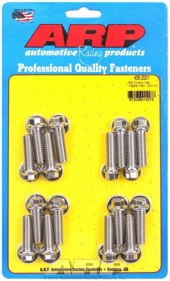 Arp - Bbc S/S Intake Bolt Kit 6Pt.