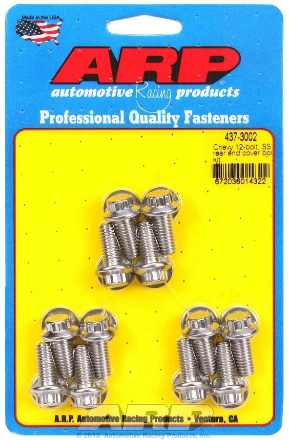 ARP - S/S Rear End Cover Bolt Kit - 12-Bolt Chevy