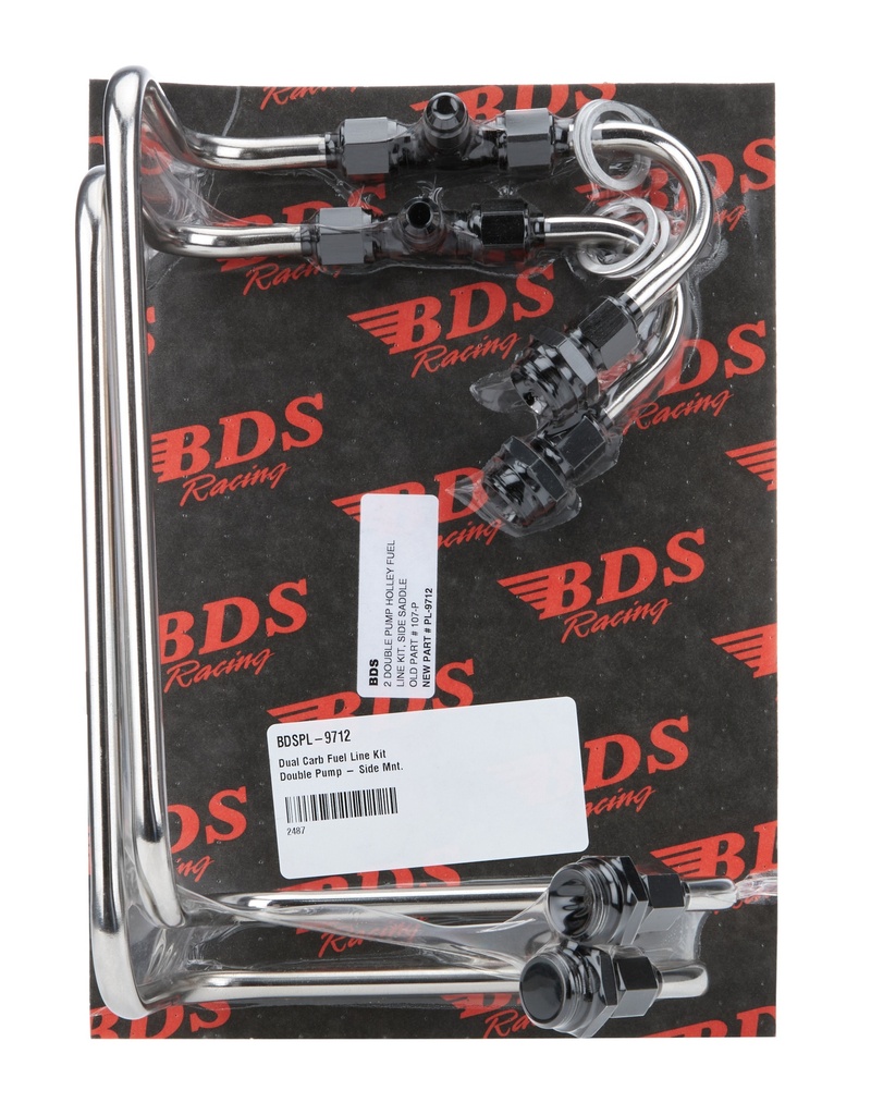 [BDSPL-9712] Blower Drive Service - Dual Carb Fuel Line Kit Double Pump - Side Mnt.