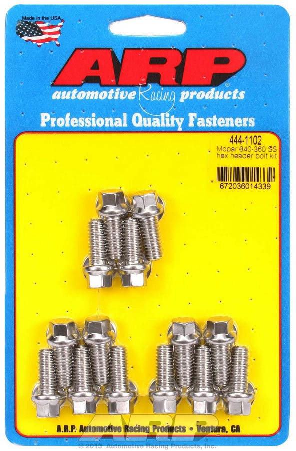ARP - S/S Header Bolt Kit - 5/16 x .750 UHL (14)