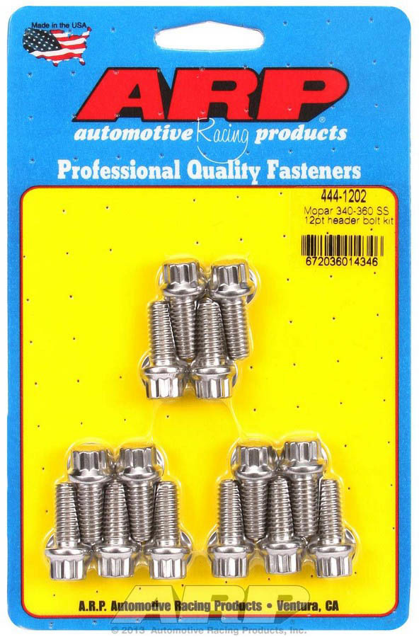 ARP - S/S Header Bolt Kit - 5/16 x .750 UHL (14)