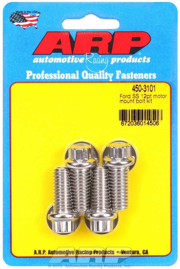 Arp - Sbf S/S Motor Mount Bolt Kit - 12Pt.