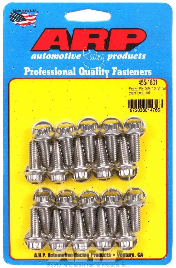 ARP - BBF S/S Oil Pan Bolt Kit 12pt.