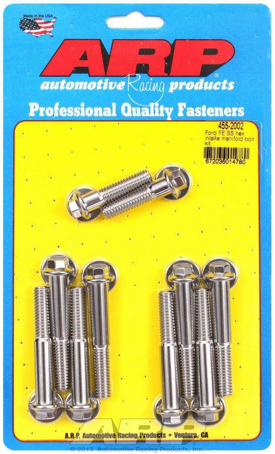 Arp - Bbf S/S Intake Bolt Kit 6pt.